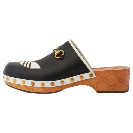 GUCCI Adidas X GUCCI Leather Clog Women's