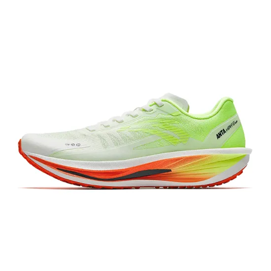 ANTA Running Shoes Men Low-Top White/Neon Green RF