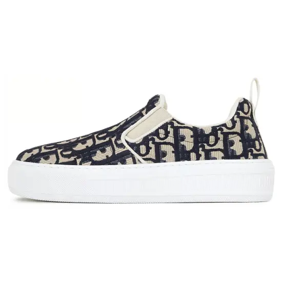 DIOR Women's Solar Slip-On 'DIOR Oblique - Deep Blue'