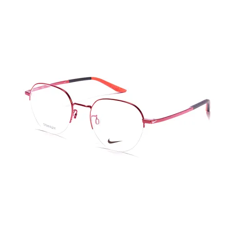 Nike Titanium Alloy Round Eyeglass Frames Unisex