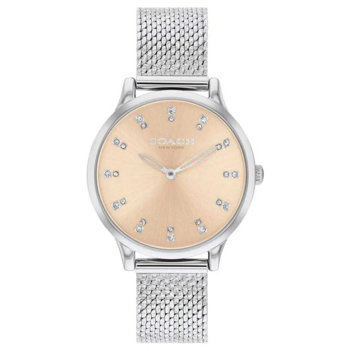 COACH Wrist Watches Quartz Movement Steel Strap 32mm Rose Gold Watch Dial Women's Watch