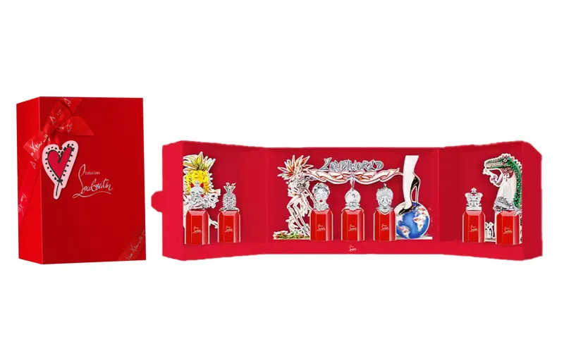 CL LUBOTING Qixi Festival Limited Fragrance 7 Piece Gift Box Perfume Sets Eau De Parfum Strawberry Cedar 90ml*7