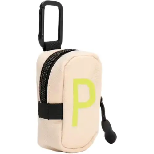 PUMA Polyester Golf Bag Travel Organizers Unisex Chalk & Yellow