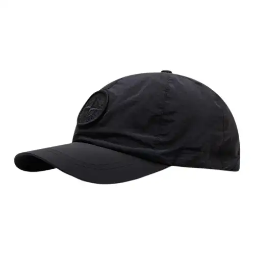 STONE ISLAND Nylon Baseball Caps Men's Black