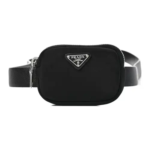 PRADA Nylon Fanny Pack Men's Black