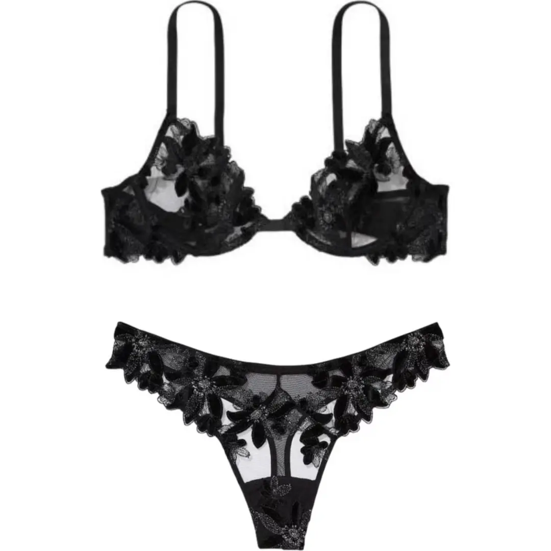 Victoria's Secret Underwear Set Women's Black