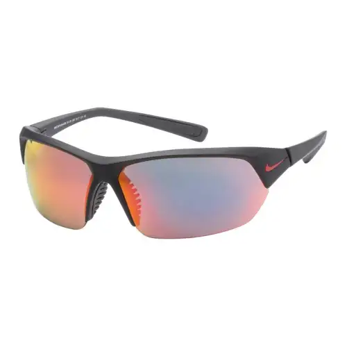 Nike Plastic Rectangular Sunglasses Men's Black