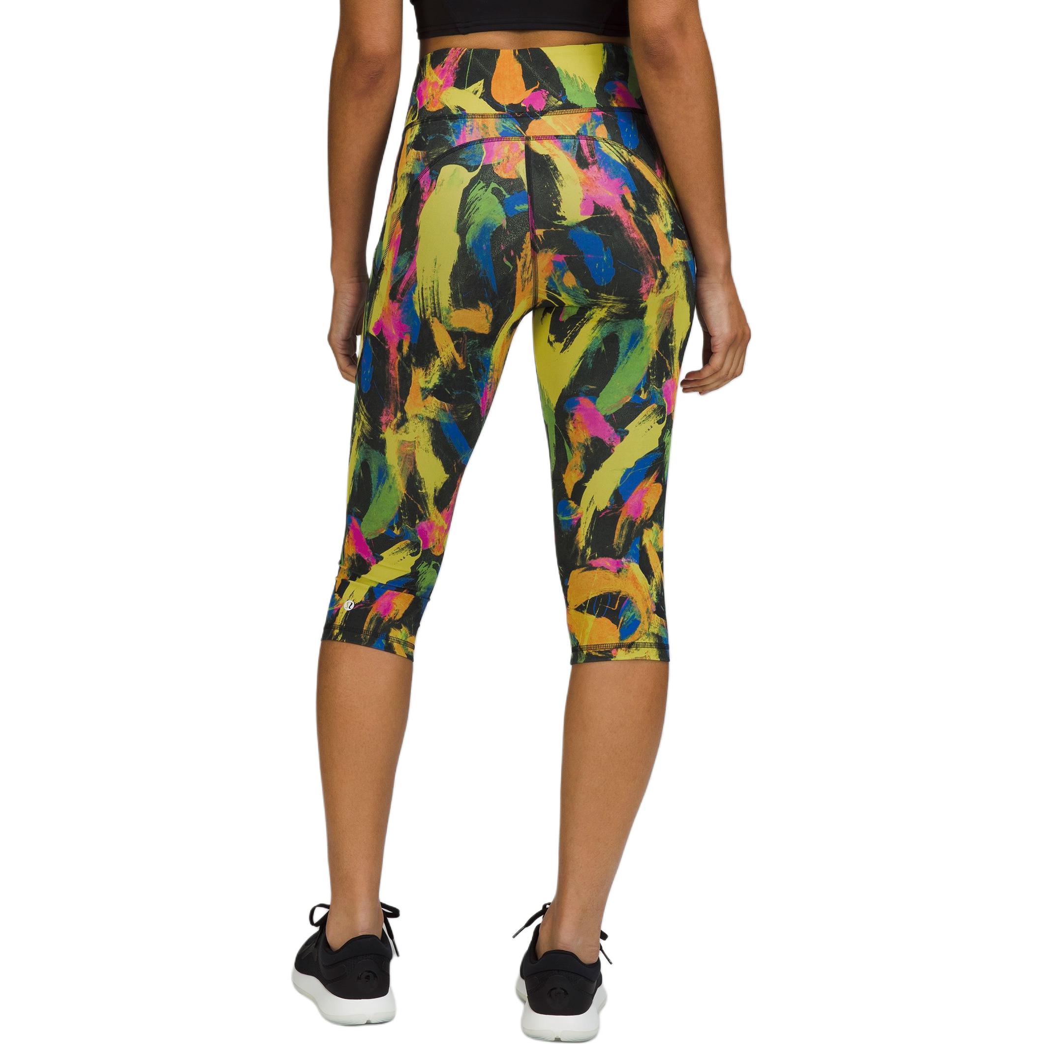 Lululemon Invigorate Sports Pants 17′ Women’s Light Tone Black Mixed Color