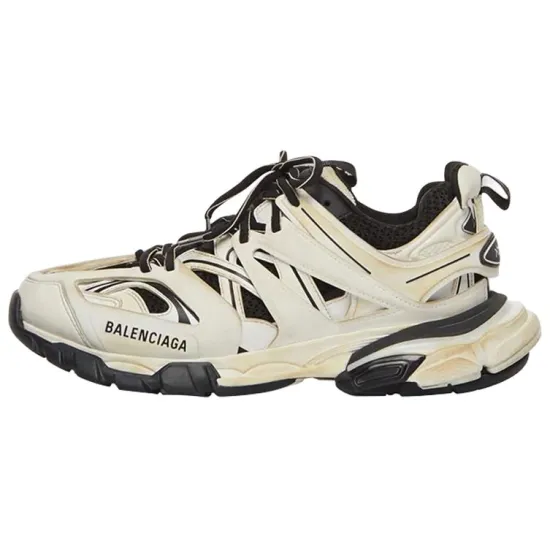 Balenciaga Track Worn Out White Black Women's