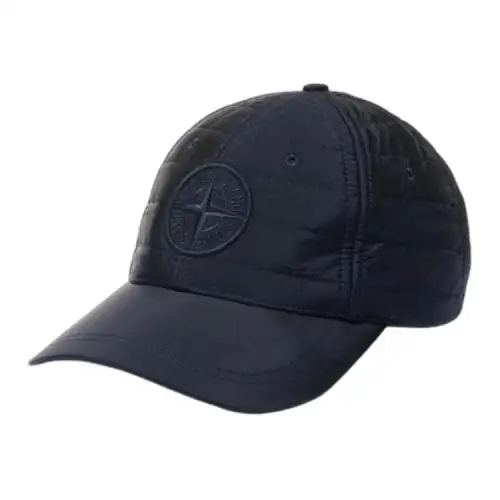 STONE ISLAND Nylon Baseball Caps Men's Blue