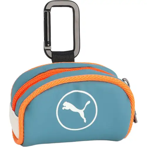 PUMA Synthetic Leather Travel Storage Bag Unisex Blue Horizon & White Light & Maple Syrup