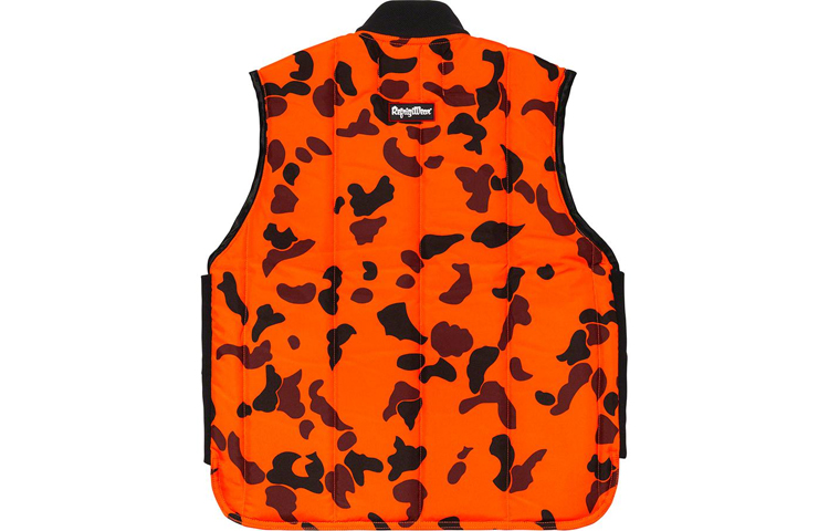 Жилет Supreme x RefrigiWear Insulated Iron-Tuff Vest (черный) — фото 4