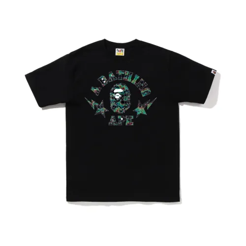A Bathing Ape logo-print cotton T-shirt