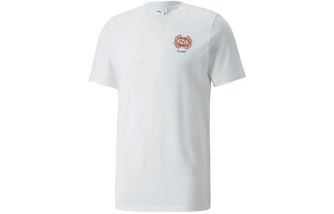 PUMA Logo Patch Crewneck T Shirt