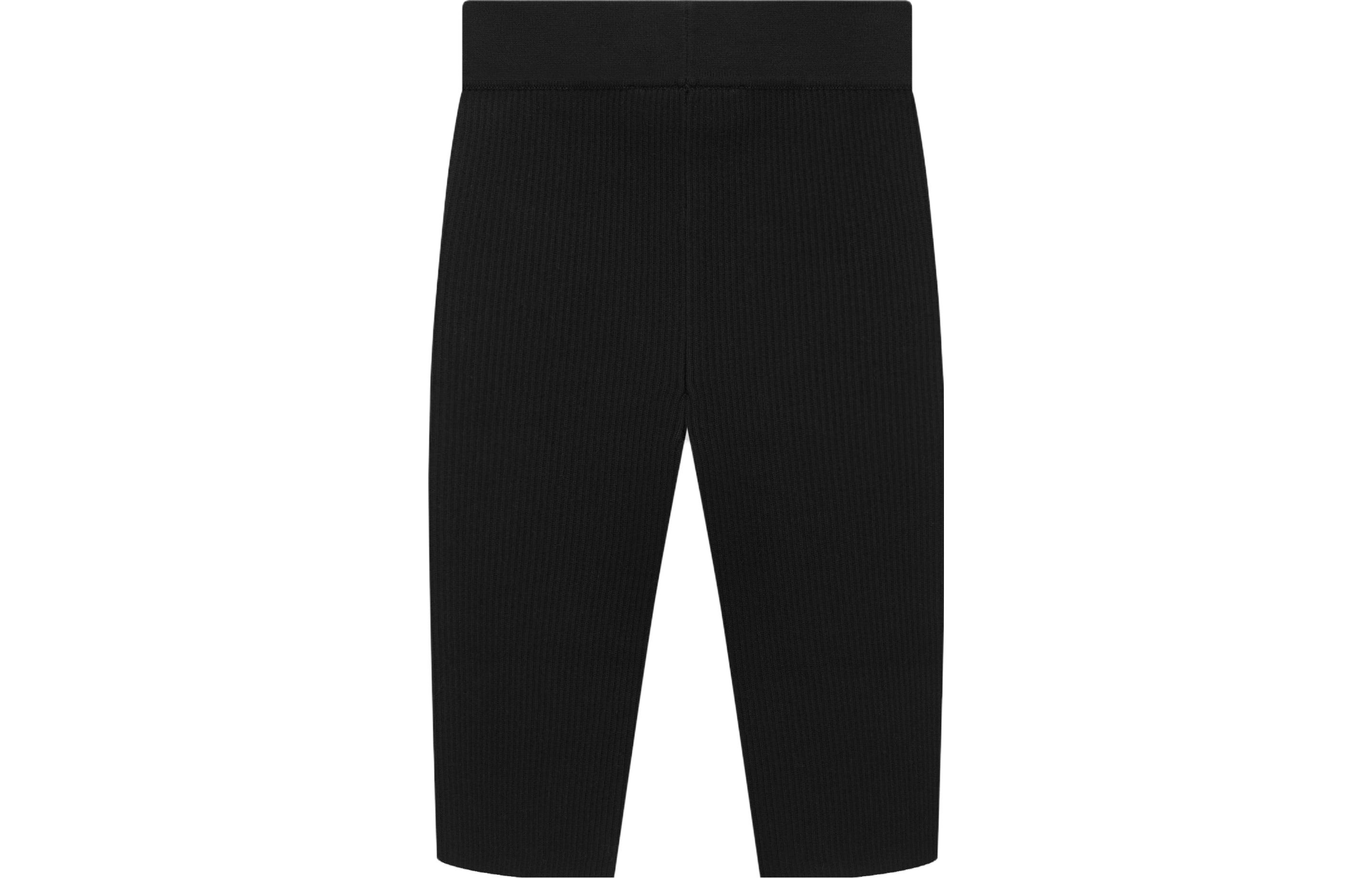 Fear Of God Essentials logo-patch ribbed biker shorts
