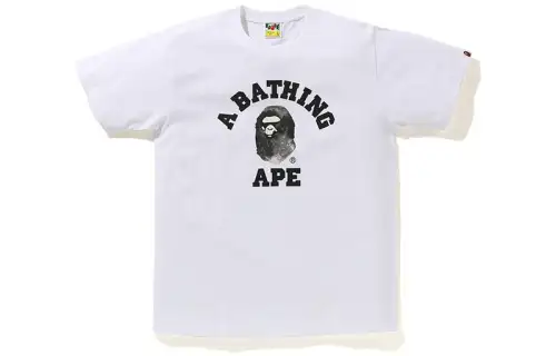 A BATHING APE Bape T Shirts Men's Crew Neck Moderate Straight Fit