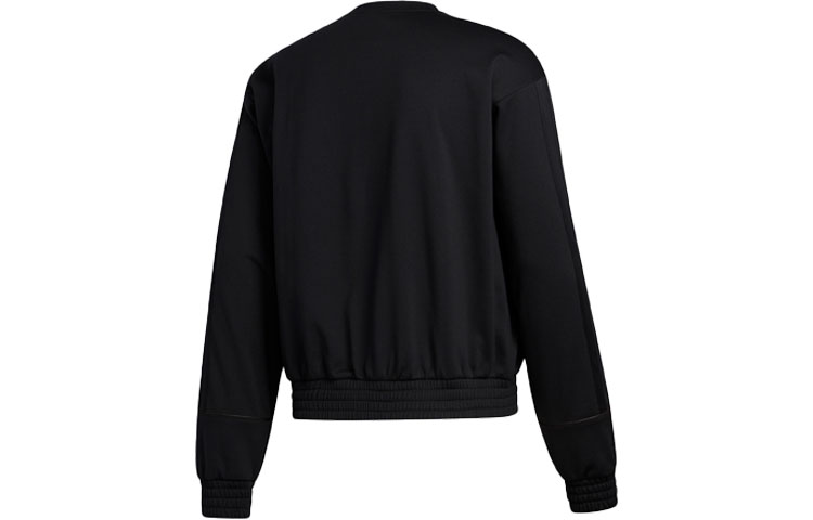 Мужской свитшот adidas Hrd Fleece Crew (черный) — фото 2