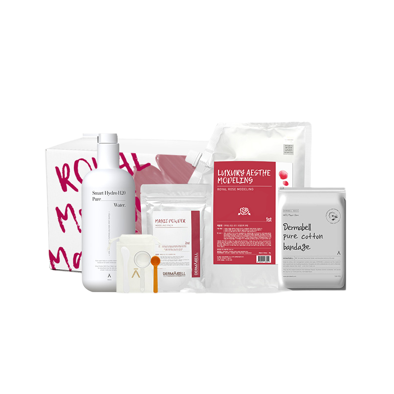 Gel contains rose, face mask, toner, soothing brightening moisturizing skin care set, 1100g, 500 ml, 100 pieces