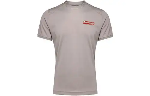 PRADA T Shirts Men's Light Gray Crew Neck