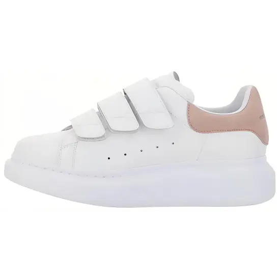 Alexander McQueen Casual Shoes Women's Low-Top Pink White