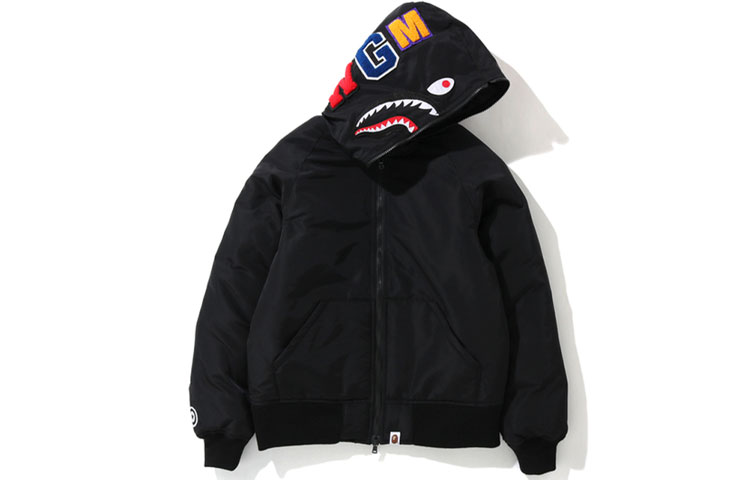Женская куртка A BATHING APE WGM (черная) — фото 5