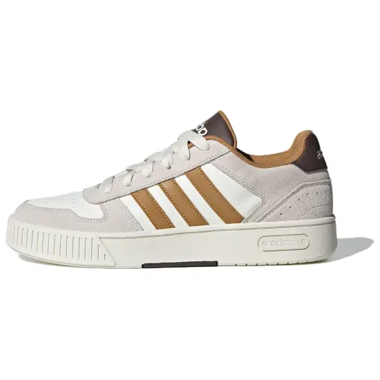 Adidas Skateboard Shoes Unisex Low-Top Jade White/Wheat Brown/Dark Brown