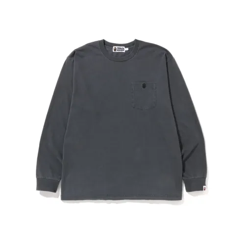 A BATHING APE T Shirts Men's Crew Neck Moderate Straight Fit