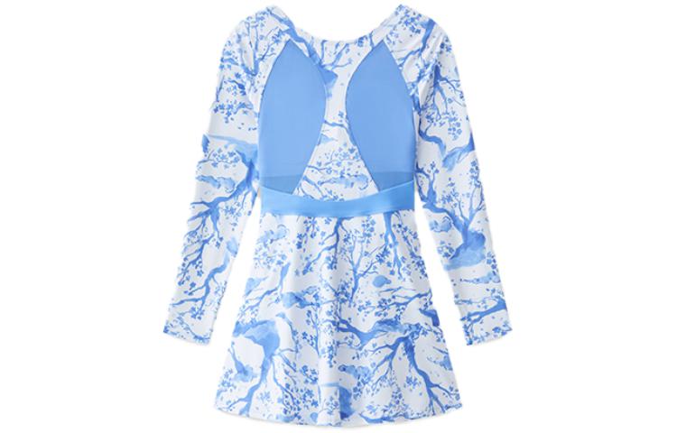 ANTA Swim Dresses & Skirts Women’s Light Ink Blue/Pure White/Clear Sea Blue Skirt One Piece Swimsuit