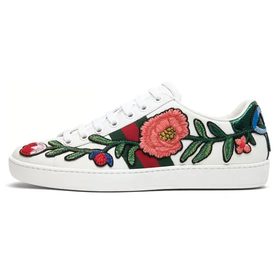 GUCCI Ace Embroidered Floral Women's