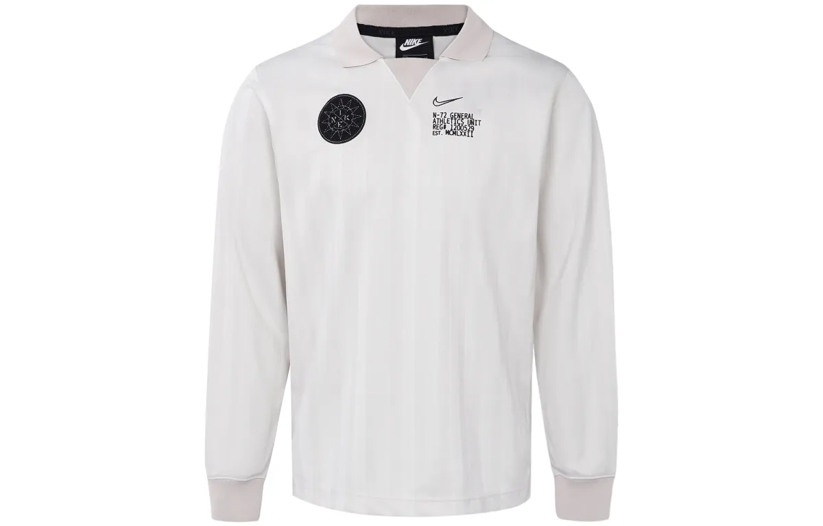 Nike T-Shirts Men's Light Gray Polo Collar Moderate Straight Fit