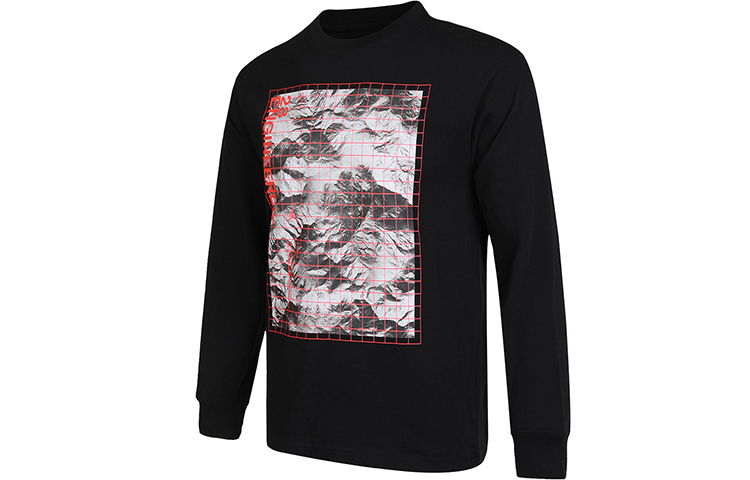 Мужской лонгслив Jordan Brand T-shirt (черный) — фото 3