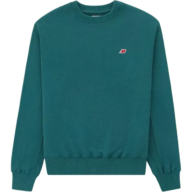 New Balance Made In USASweatshirt FW24 Core Crewneck Sweatshirt Men's Green