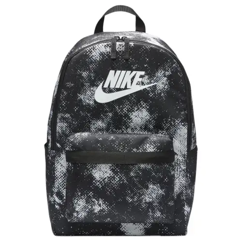 Nike Heritage Polyester Backpack Regular Unisex White & Black & Summit White
