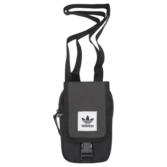 Adidas Originals Polyester Shoulder Bag, Crossbody Bag Regular Unisex Black
