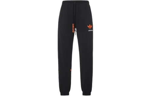 Adidas Originals BIG TREFOIL Knitted Sweatpants Men's Black