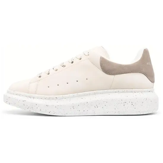 Alexander McQueen Oversized Round Toe Lace-Up Sneakers