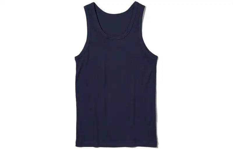 UNIQLO Tank Top Unisex Navy Blue