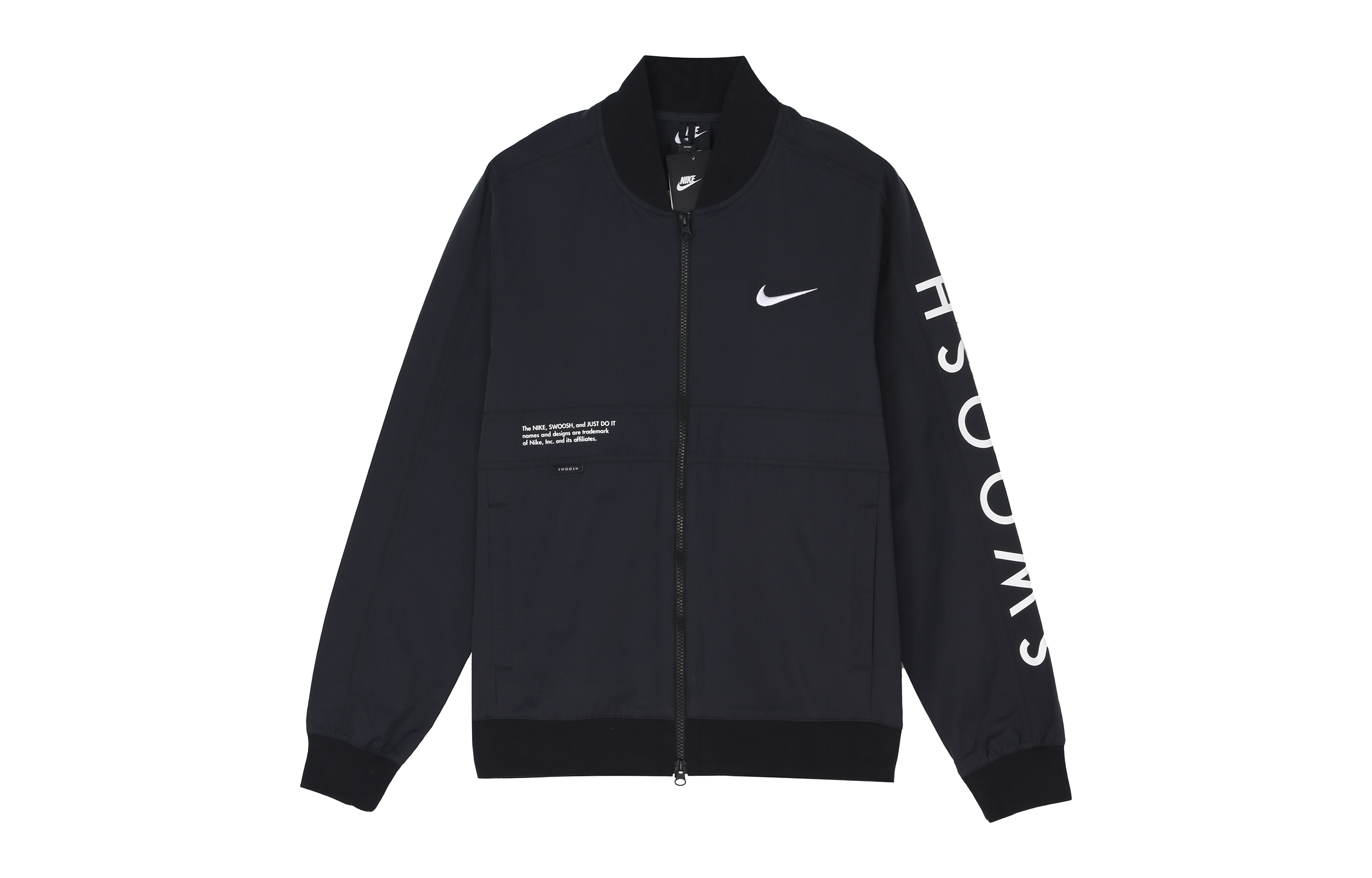 Мужская куртка Nike Logo (черная) — фото 2