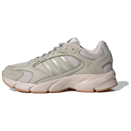 Adidas CRAZYCHAOS 2000 Chunky Sneakers Women's Low-Top Light Purple Pink/Brown Metallic/Light Beige Gray