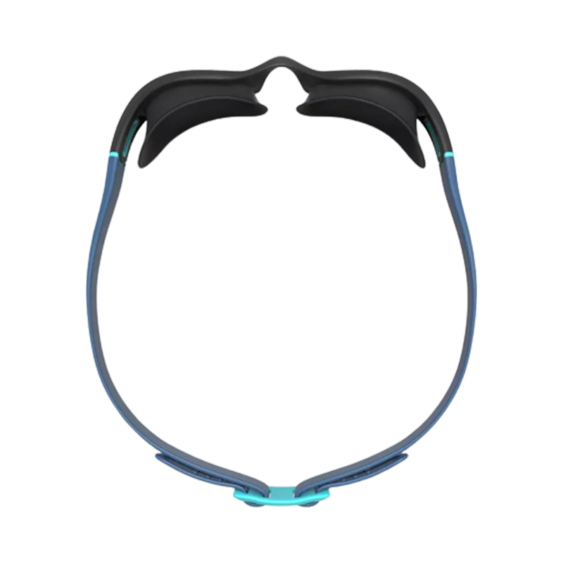 DECATHLON Swim Goggles Polycarbonate Fiber Unisex L Size Black, Deep Prussian Blue, Deep Sea Blue