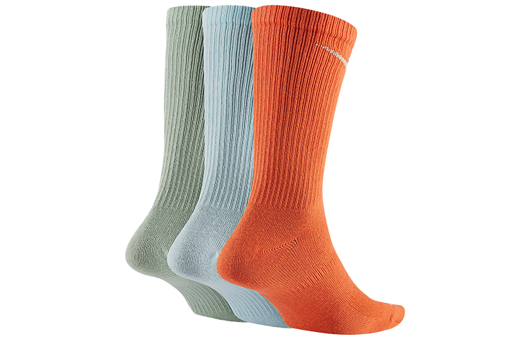 Nike Crew Socks All Unisex Orange Cyan Green Couple’s