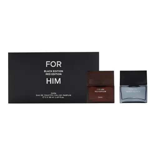 ZARA Red black perfume, set, men's style, 50 ml, 50 ml