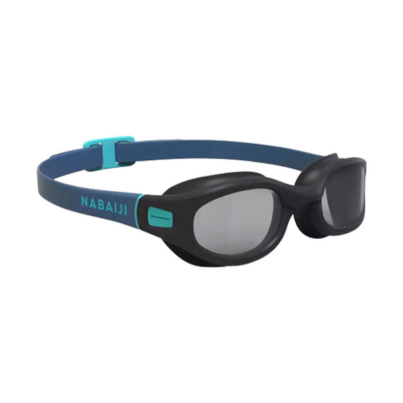 DECATHLON Swim Goggles Polycarbonate Fiber Unisex L Size Black, Deep Prussian Blue, Deep Sea Blue