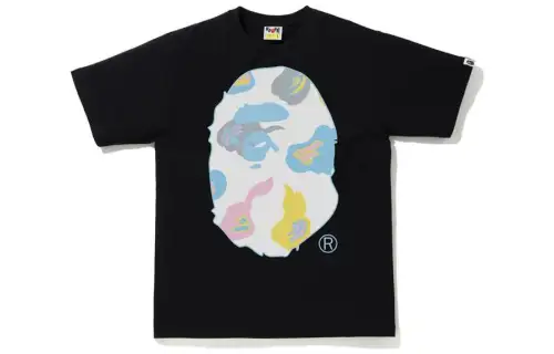 A BATHING APE T Shirts Men's Crew Neck Moderate Straight Fit