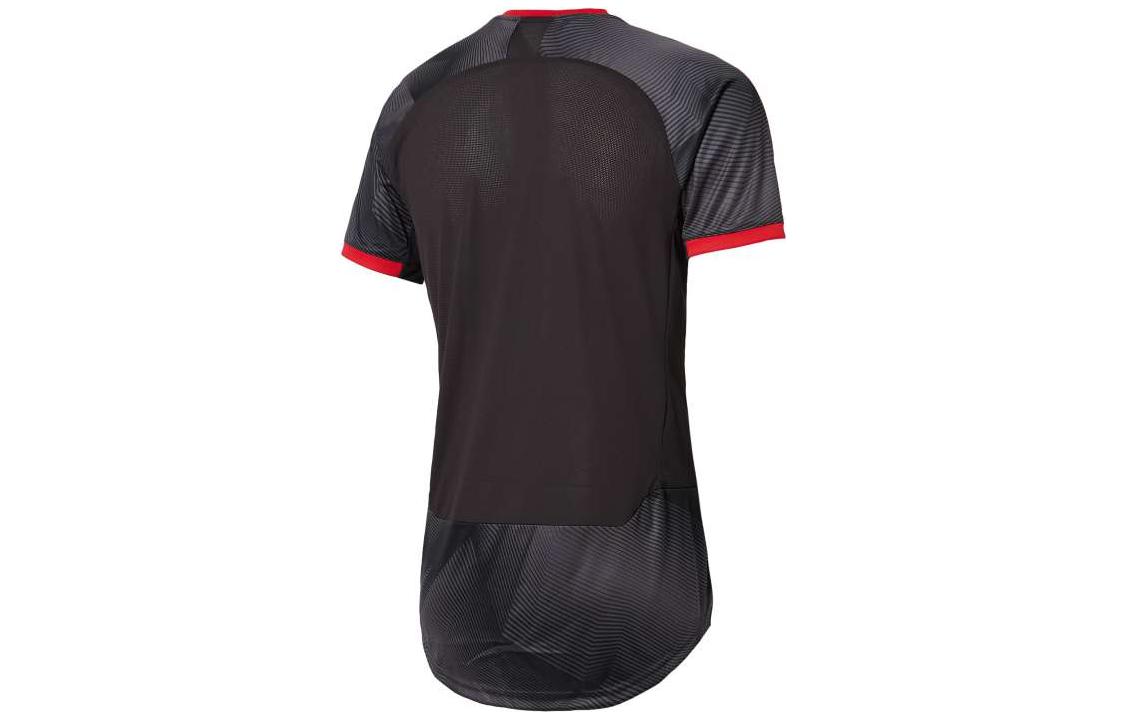 PUMA ESSENTIALS Soccer Jerseys Men’s Black Orange Moderate Straight Fit