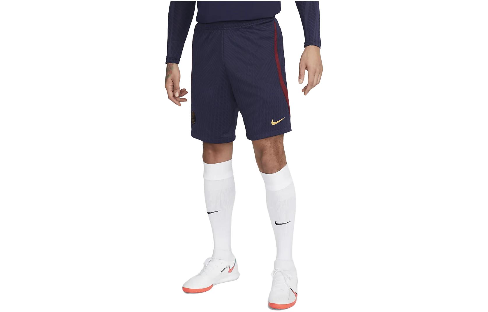 Nike Soccer Bottoms Men’s Dark Blue Moderate Straight Fit Pants