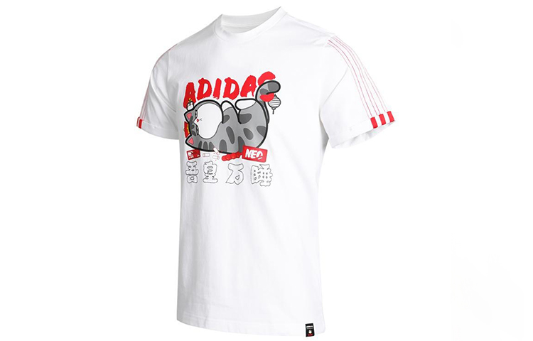 Мужская футболка adidas neo x CNY M Cny Ww Tee T (белый) — фото 3