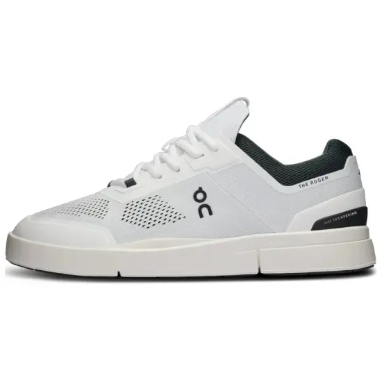 On THE ROGER Anti-Slip Wear-Resistant Low-Top Tennis Shoes Men's White
