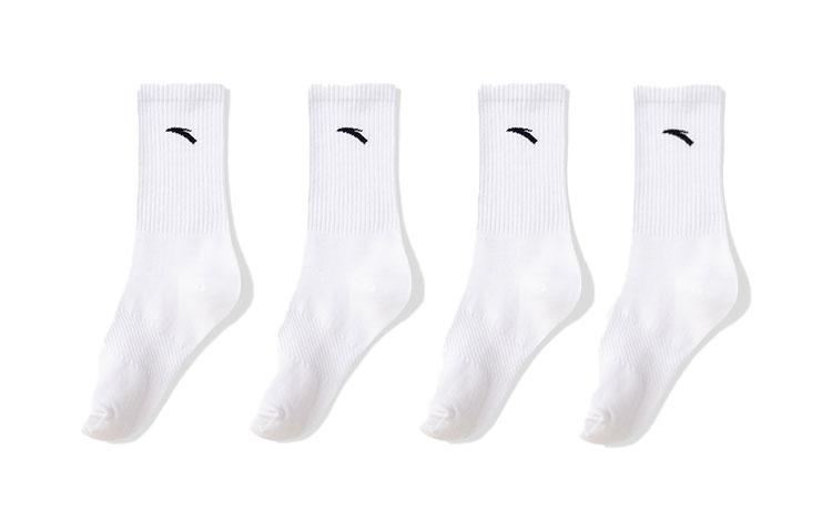 Anta Running Socks Men’s 4 Pack White