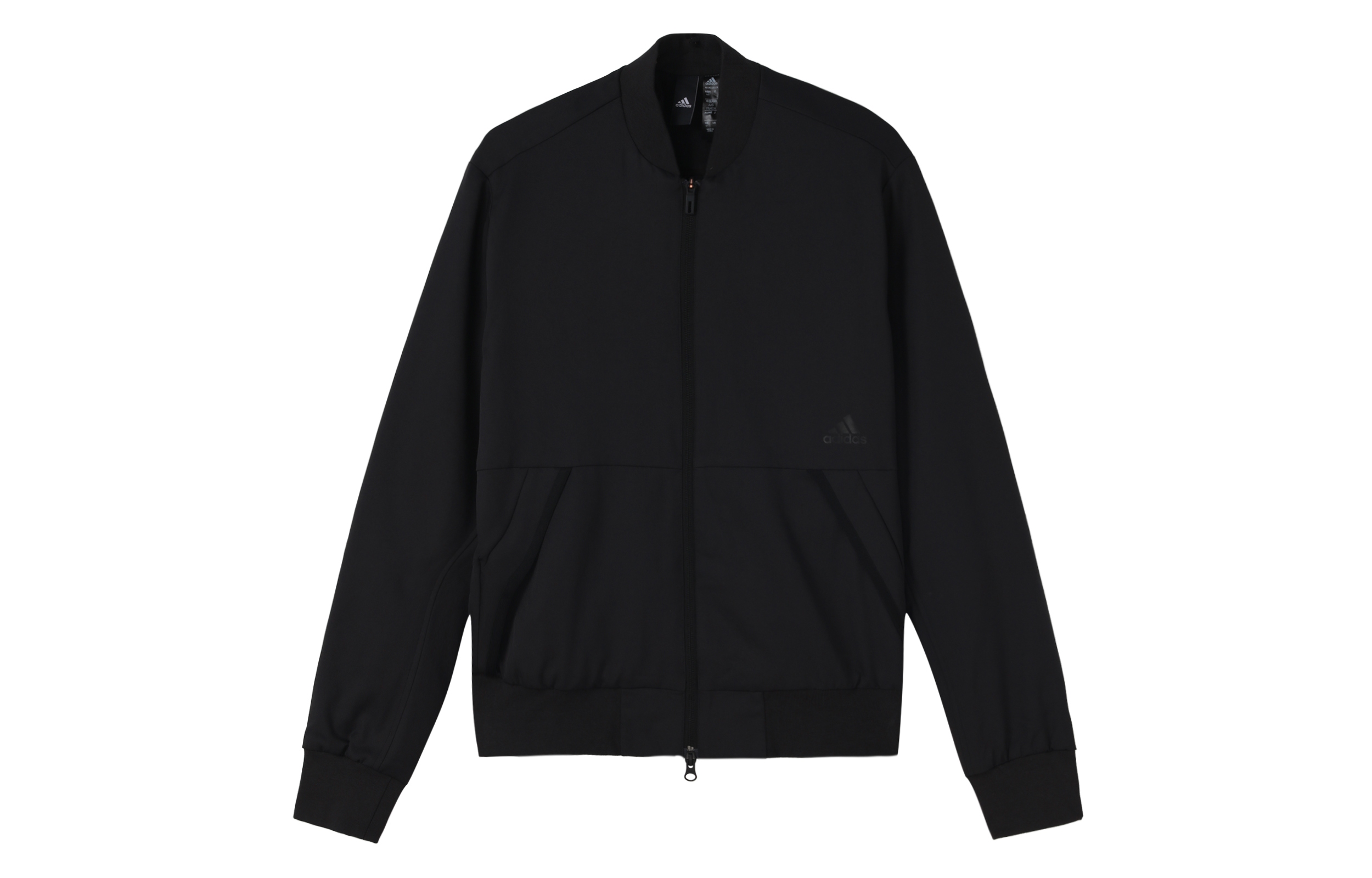 Мужская куртка adidas Fi Jkt Wv Bomb (черная) — фото 2